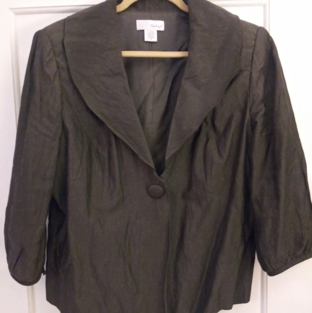 NWOT Spiegal Stylish Wide Collar Blazer- Size 18